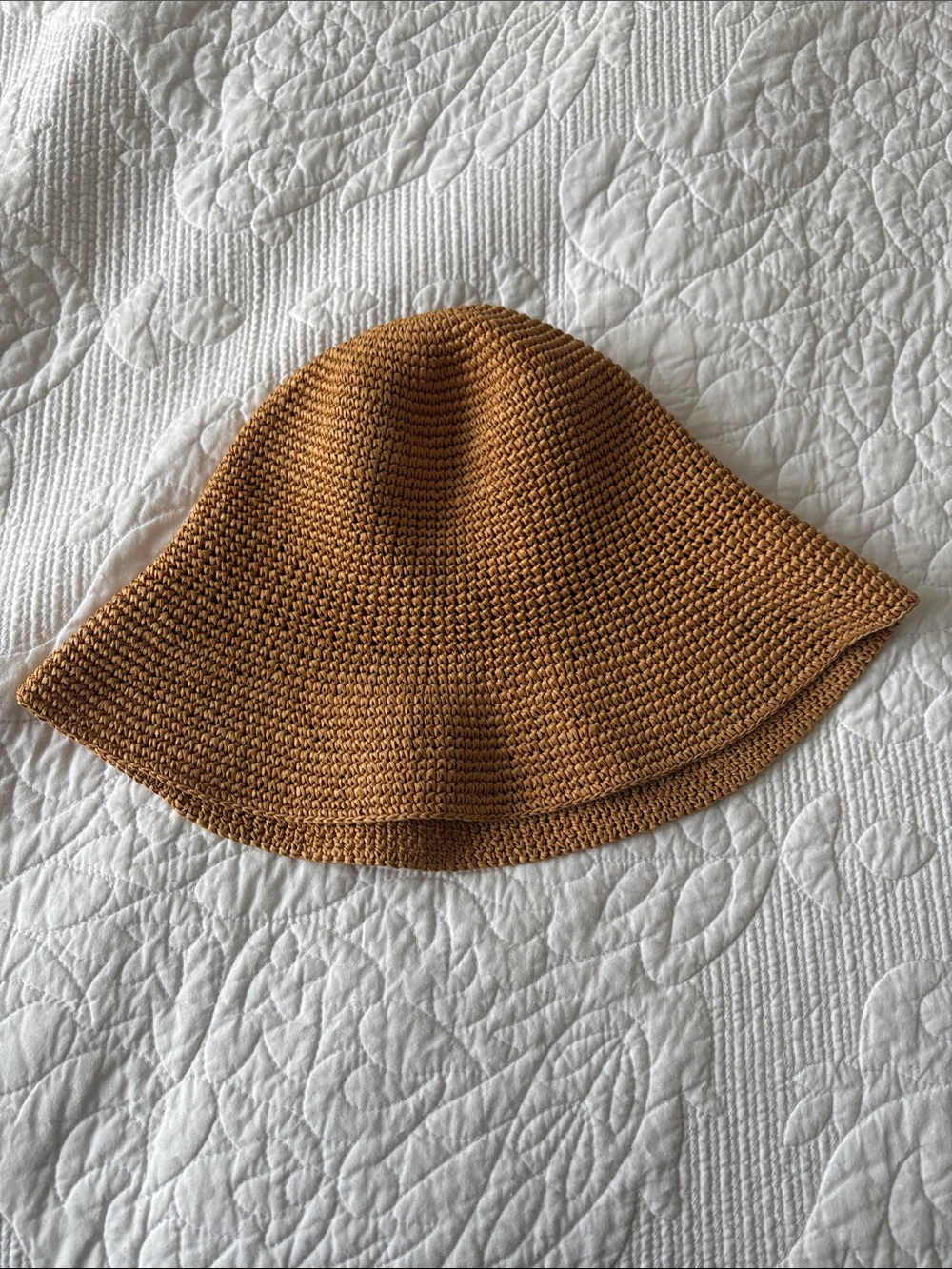 Crochet Bucket Hat - Tan